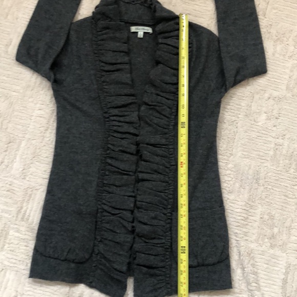 100% wool sweater cardigan grey Size Small, Like new condition - Picture 15 of 16